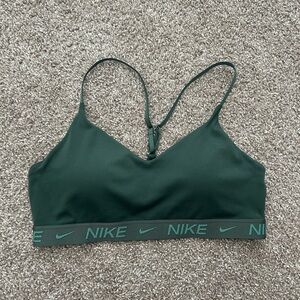 Nike Dark Green Strappy Sports Bra